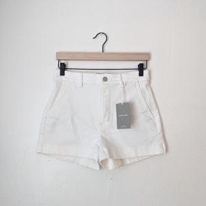 NWT Everlane Cotton Twill Short in Bone